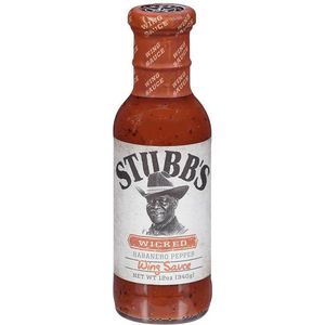 Stubb's Wicked Habanero Pepper Chicken Wing Sauce 330ml - Saus en dip - Barbecue Saus