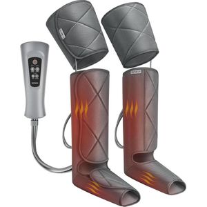 Voetmassage apparaat - beenmassage met warmte compressie - kuitdijvoetmassage - Verstelbare wraps - 6 modi 3 intensiteiten - kalf stimulator - Relax beenspier - cadeaus voor mama papa Voetmassage apparaat