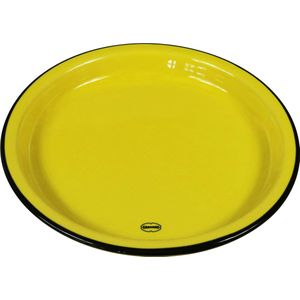 CABANAZ - bord, keramiek, MEDIUM PLATE, doorsnede 22 cm, geel