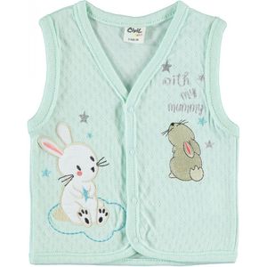 With my mummy vest met handgemaakte Speenkoord - Baby vest