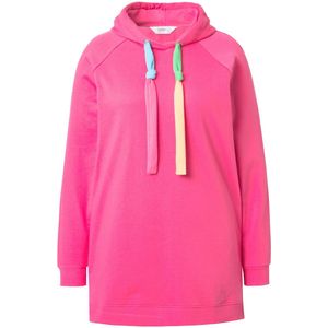 Angel of Style - Dames - Hoodie capuchon met kleurige strikbandjes - Hibiscusrood - Maat 42