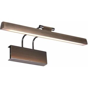 Moderne kleine wandlamp Litho led | 32 cm lang | brons | woonkamer / kantoor lamp | modern design