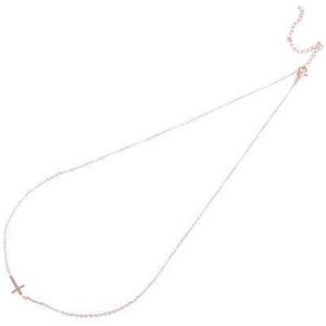 Go Dutch Label ketting kruis N8817 Rosé