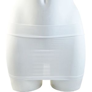 BamBella® - Ultra korte Mini Rok - Sexy Erotische rokje - Onesize - Doorzichtig doorschijnend stretch Wit
