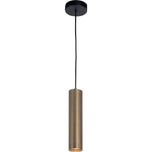 Highlight - Hanglamp Perugia 1 lichts brons zwart