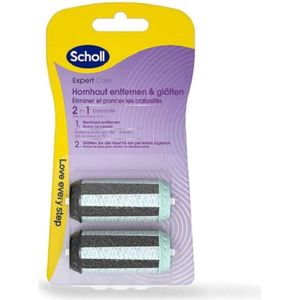 2-in-1 Reserverol voor het Verwijderen en Gladmaken van Eelt - Navulling voor Elektrische Voetvijl