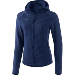 Erima Basic Dames Doorgestikt Jack - Jassen  - blauw donker - 38