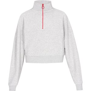 myMo - Sweatshirt - Trendy - Met Hoge Opstaande Kraag - Halve Ritssluiting