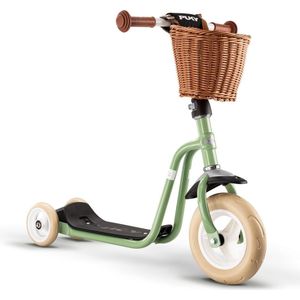 Kinderstep - Puky R1 - Retro groen - Met mandje - Vanaf 2 jaar