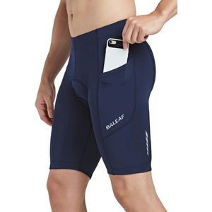 Gevoerde fietsbroek voor heren | Gewatteerde shorts voor racefietsen en MTB | Fietszakken | UPF 50+
