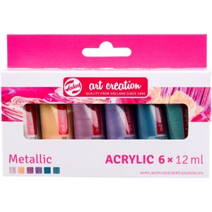 Talens Art Creation Acrylverf set Metallic | 6 x 12 ml