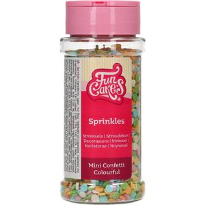 FunCakes Suikerdecoraties - Mini Confetti Colourful - 60g - Eetbare Taartdecoratie