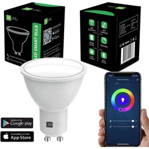 BELIFE® Smart Spot - GU10 LED Lamp - Slimme Lampen - Inbouwspot  - Dimbaar - RGB