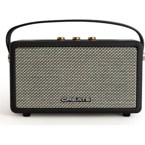CREATE - Retro Draagbare Luidspreker - Klein - Bluetooth 5.0 - USB en AUX