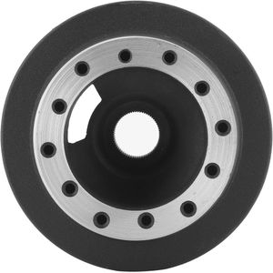 Steering Wheel Quick Release Hub Adapter Kit - Black Aluminum Replacement Car Refitting Accessory Fit for E46 MOMO/OMP/NRG .