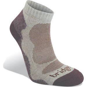 Bridgedale - Bamboo Low - Sportsokken - Natural Aubergine - Laag Model