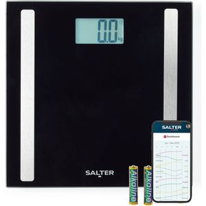 Salter - Slimme Badkamerweegschaal - 180 Kg - 17 Metingen - Salter App