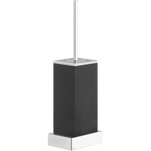 Gessi Rettangolo accessoires wandcloset, zwarte pot, 20820031