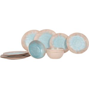 Gimex Stone Line Servies - Beige - 12-Delig