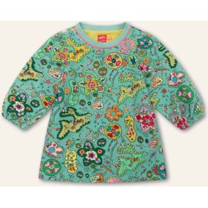Oilily - Dexiette sweat dress - Groen - 104/4yr