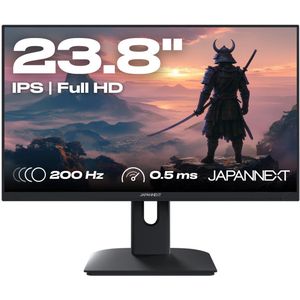 JAPANNEXT - JN-I238FHD200F - Gaming Monitor - Zwart - 23.8 inch - Full HD - 200Hz - 0.5ms