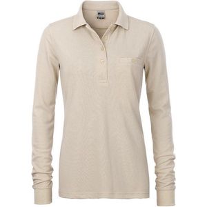 James and Nicholson Dames/dames Werkkleding Lange Mouwen Zak Polo (Steen)