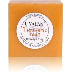 Mondain | LIYALAN | Turmeric soap | Kurkuma zeep | 100% Natuurlijk | Gezichtsreiniging | Lichaamsreiniging | Body wash | Handzeep | Douchezeep