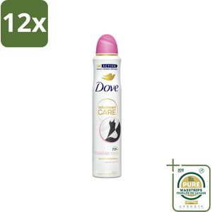 Dove Deodorant Spray - Invisible Care - 200 ml - Voordeelverpakking - 12 stuks - Dove - Invisible Care