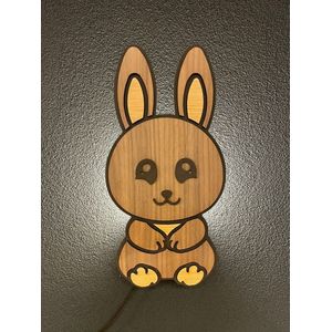 Nacht wandlamp Konijntje