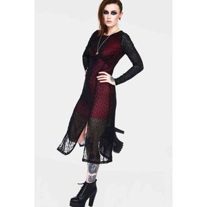 Jawbreaker - Moonstruck Mesh Lange jurk - XS - Zwart