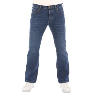 Lee Heren Jeans Broeken Denver bootcut Fit Blauw 36W / 34L Volwassenen Denim Jeansbroek