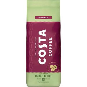 Costa Coffee Bright Blend - koffiebonen - 1 kilo
