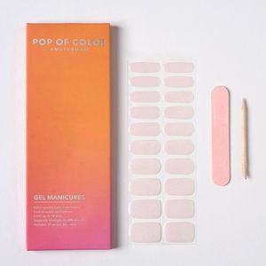 Pop of Color Amsterdam – Color: Glazed Pearl – Gel Nail Wraps – Gel Manicures – Gellak Stickers – Nagelstickers – Gel Nagel Stickers – Nail Wraps – Nagel Stickers – Nagel Wraps – Nail Stickers – popofcoloramsterdam