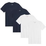 DANISH ENDURANCE - T-Shirt - Zwart - V-Neck - 4 pack - 2XL