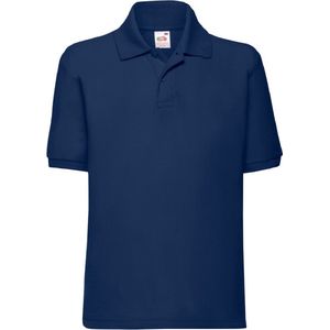 Fruit Of The Loom Kinder / Kinderen Unisex 65/35 Pique Polo Shirt (2 stuks) (Marine)