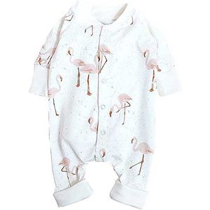 Boxpakje Flamingo - Gebroken Wit/Roze - Hot Pink - Maat 86