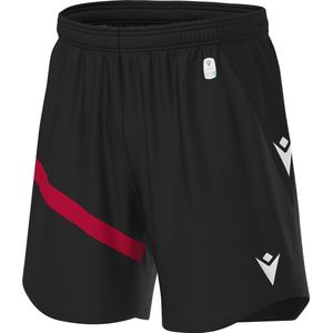 Macron Shen Eco Short Heren - Zwart / Rood | Maat: XXL