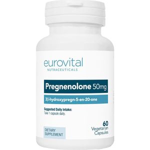EuroVital Pregnenolone 50mg (60 vegetarische capsules)