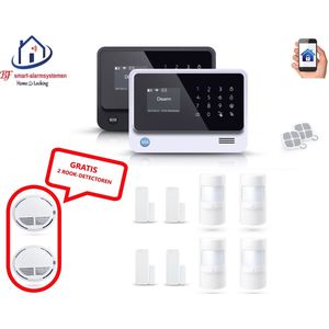 Home-Locking draadloos smart alarmsysteem wifi,gprs,sms set 70 AC-05