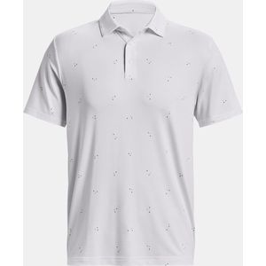Under Armour Playoff Polo 3 0 Print-White Pink Shock Midnight Navy Heren