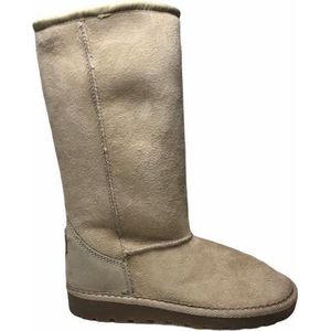 Naturino effen lederen warme lange laarzen uggy 3327 Beige  mt 28