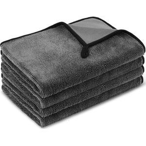 Ultra-absorberende Sneldrogende Microvezel Doeken voor Douche, Auto en Motor, Set van 4