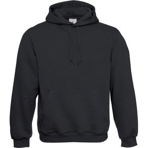 Sweatshirt Unisex XL B&C Lange mouw Black 80% Katoen, 20% Polyester