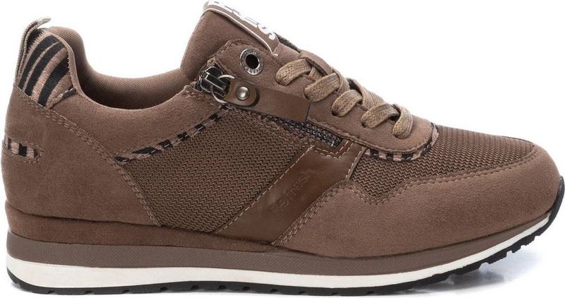 Refresh - 17232801-NEGRO - Trainers - Zwart - Plat - Veters - Casual