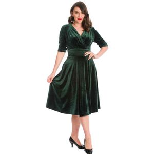 Dancing Days - DATE NIGHT Flare jurk - XS - Groen