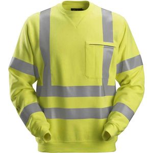 Snickers 2863 ProtecWork, Sweatshirt, High-Vis Klasse 3 - High Vis Geel - L