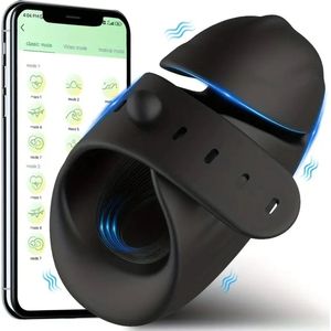 Eikelvibrator - App bediening - Bluetooth verbinding - Masturbator - Penis Vibrator - Vertraagd Klaarkomen - voor Mannen - Mastrubatie cup - 9 standen