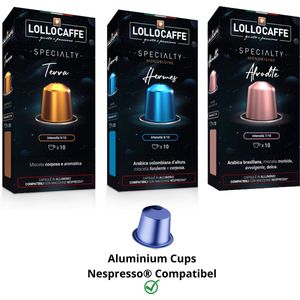 Lollo Caffè Napoli - Proefpakket Nespresso Capsules (120 st.) - 3 smaken - Italiaanse Koffie - 100% Aluminium Koffiecups