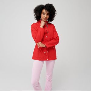 De Regatta Bayarma katoenen jas - dames - Coolweave - met capuchon - Roze