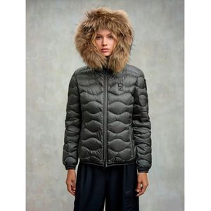 Blauer - Aldie-jack - Donkergrijs - Waterafstotend Gewatteerd Donsjack